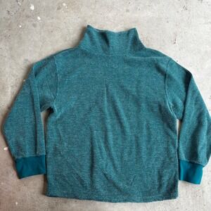 Nike Yoga Therma Fit Pullover Top Womens S Loose Turtleneck‎ Long Sleeve Green